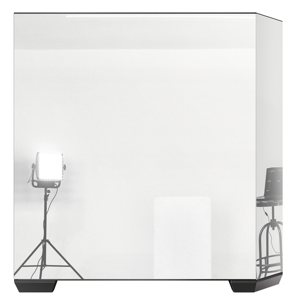 BITFENIX 850W 80+ BRONZE Ayna efektli MIRROR T10 Siyah Gaming Mid-Tower PC Kasası