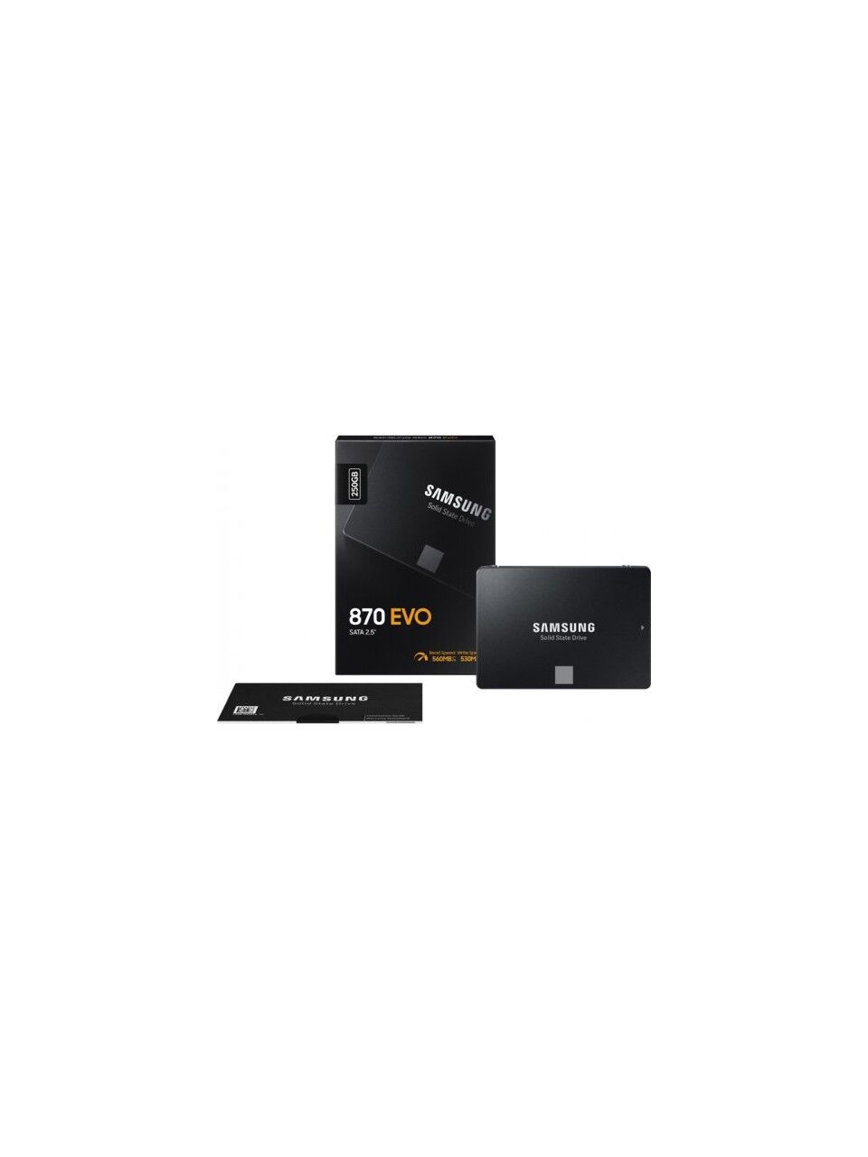 250 GB 870 EVO SAMSUNG 2.5 SATA3 MZ-77E250BW 560-530 MB/S
