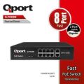 Qport Q-POE8M 8 Port 10/100 2 Port 10/100/1000 Uplink POE Switch