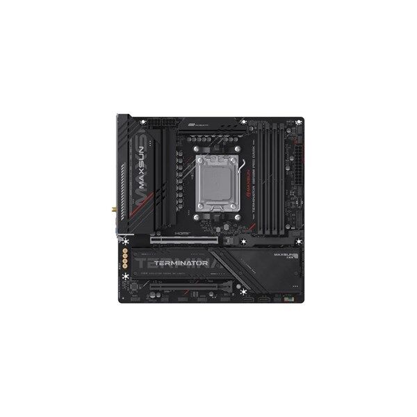 MAXSUN TERMINATÖR B850M PRO DARK WIFI7 DDR5 HDMI-DP TYPEC PCIE 5.0 1851P MATX