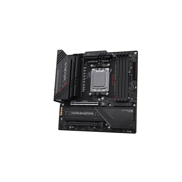 MAXSUN TERMINATÖR B850M PRO DARK WIFI7 DDR5 HDMI-DP TYPEC PCIE 5.0 1851P MATX