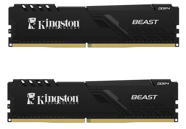 Kingston 16GB 3200MT/s DDR4 CL16 DIMM (Kit of 2) Beast Black Turkey