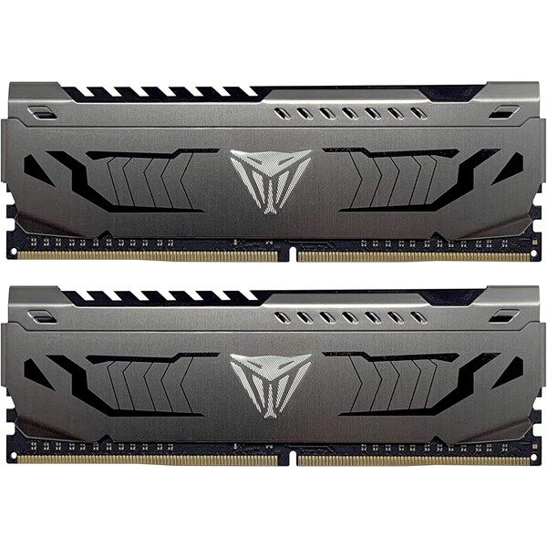 PATRIOT 32GB (2X 16GB) DDR4 3200MHZ CL16 DUAL KIT PC RAM VIPER STEEL PVS432G320C6K