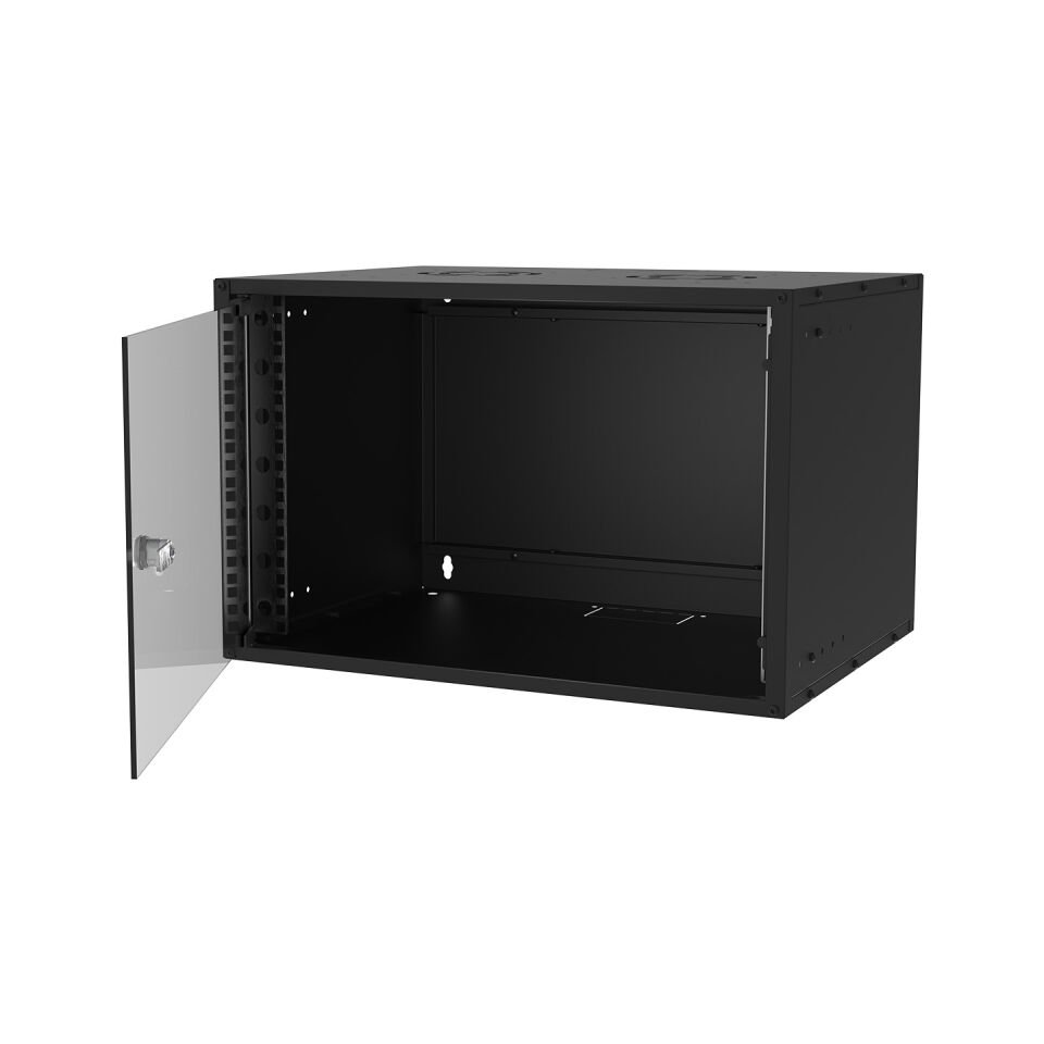 S-link SL-U7 Yeni Nesil 7U Soho Rack Kabin W 530mm D 400mm Siyah