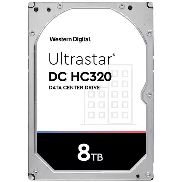 WD 3.5'' 8TB HC320 HUS728T8TALE6L4 7200 RPM 256MB SATA-3 NAS ve Güvenlik Diski