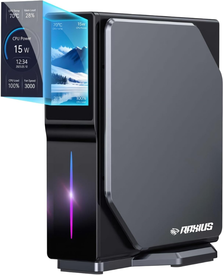 RAXIUS N150- 8GB RAM 512GB NVME O/B UHD FDOS MINI PC / MOMENTUM ND-I15A002