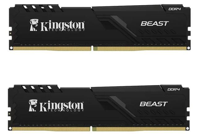 Kingston 16GB 3600MT/s DDR4 CL17 DIMM (Kit of 2) Beast Black Turkey