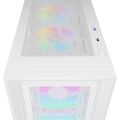 RAMPAGE 750W 80+ BRONZE VOYAGER 4-RGB FANLI GAMING MID-TOWER PC KASASI BEYAZ
