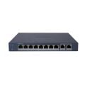 HIKVISION 8port 60w FULL PoE DS-3E1510P-EI/M GIGABIT 2X-UPLINK Yönetilemez Switch