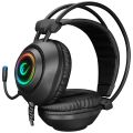 Rampage RM-K19 RAGING PLUS Siyah USB 7.1 Surround RGB Ledli Gaming Oyuncu Mikrofonlu Kulaklık