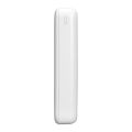 S-link P201 20000mAh PRM Micro+Type-C+USB Beyaz Taşınabilir Pil Şarj Cihazı Powerbank