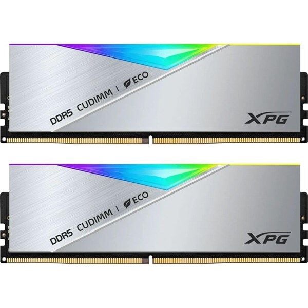 XPG 48GB (2X 24GB) DDR5 8800MHZ CL42 RGB DUAL KIT CUDIMM LANCER SILVER AX5CU8800C4224G-DCLACRSG