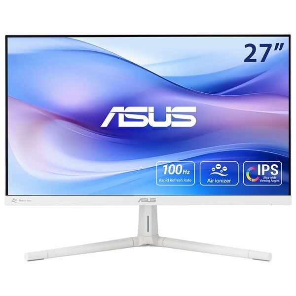 ASUS 27'' IPS VU279HFI-W IPS 1MS 100HZ 1920X1080 MAVİ IŞIK FİLİTRELİ HAVA İYONİZERLİ ÇERÇEVESİZ MONİTÖR