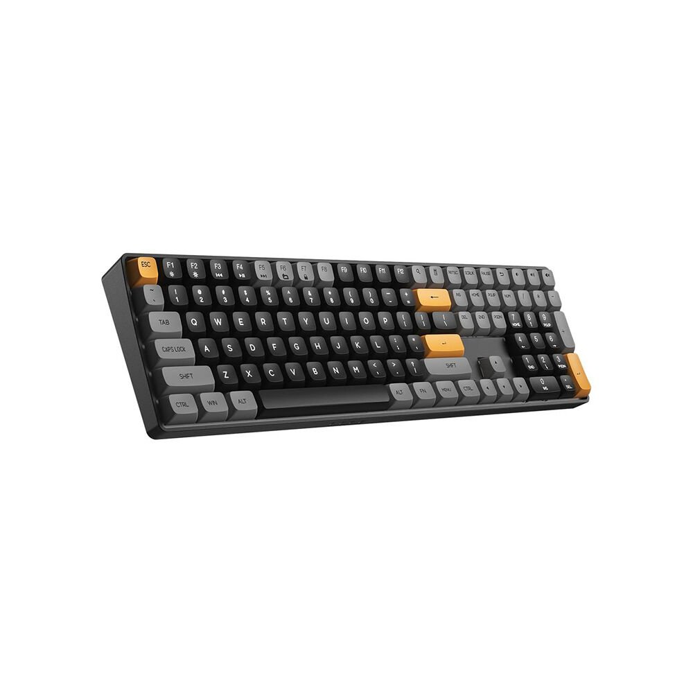 AIGO A108 Brown Sugar İngilizce Q Mekanik Klavye Green Switch