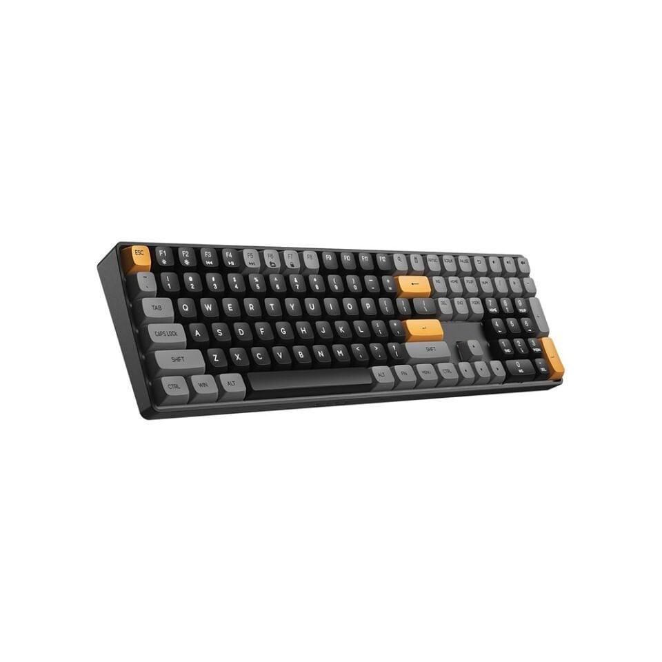 AIGO A108 Brown Sugar İngilizce Q Mekanik Klavye Green Switch