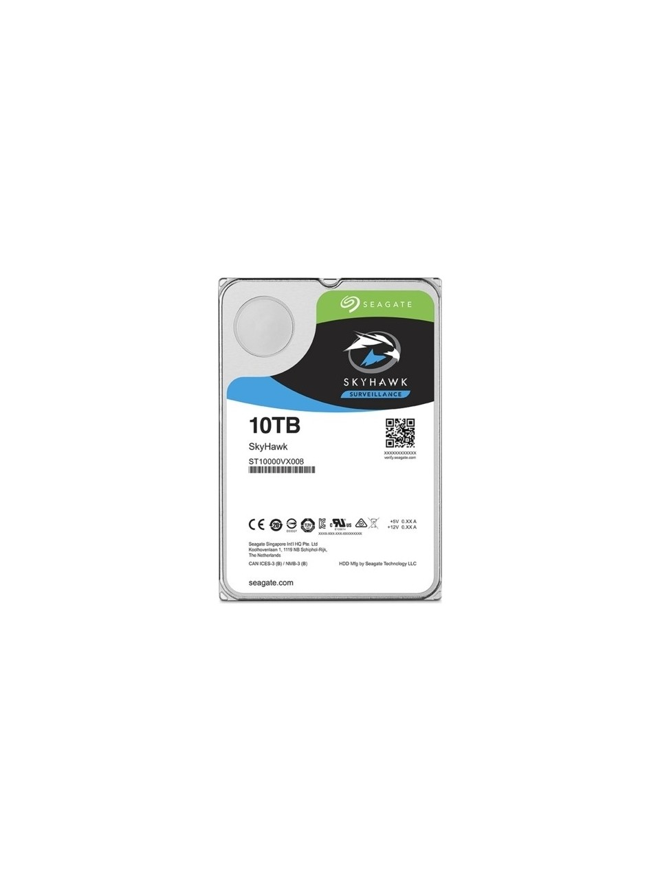 SEAGATE 3.5'' 10TB SKYHAWK ST10000VE0008 7200 RPM 256MB SATA-3 Güvenlik Diski