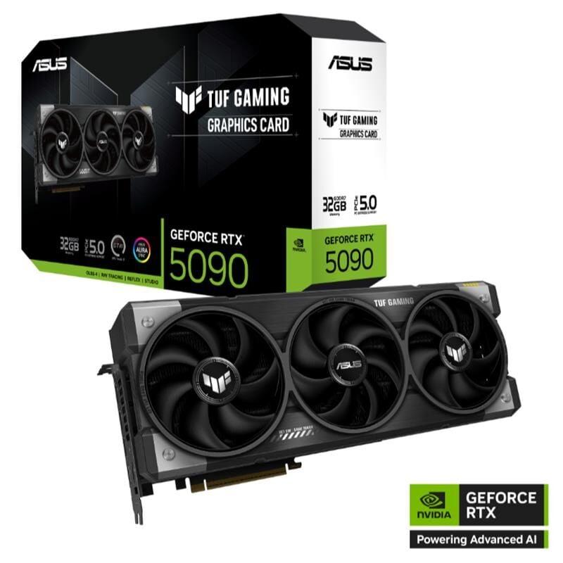 ASUS GEFORCE TUF-RTX5090-32G-GAMING 32GB GDDR7 512BIT 2XHDMI 3XDP EKRAN KARTI