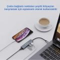 INCA IUTP-03T Gigabit TYPEC-USB 3.0 Ethernet 3x USB Çoklayıcı