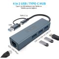 INCA IUTP-03T Gigabit TYPEC-USB 3.0 Ethernet 3x USB Çoklayıcı