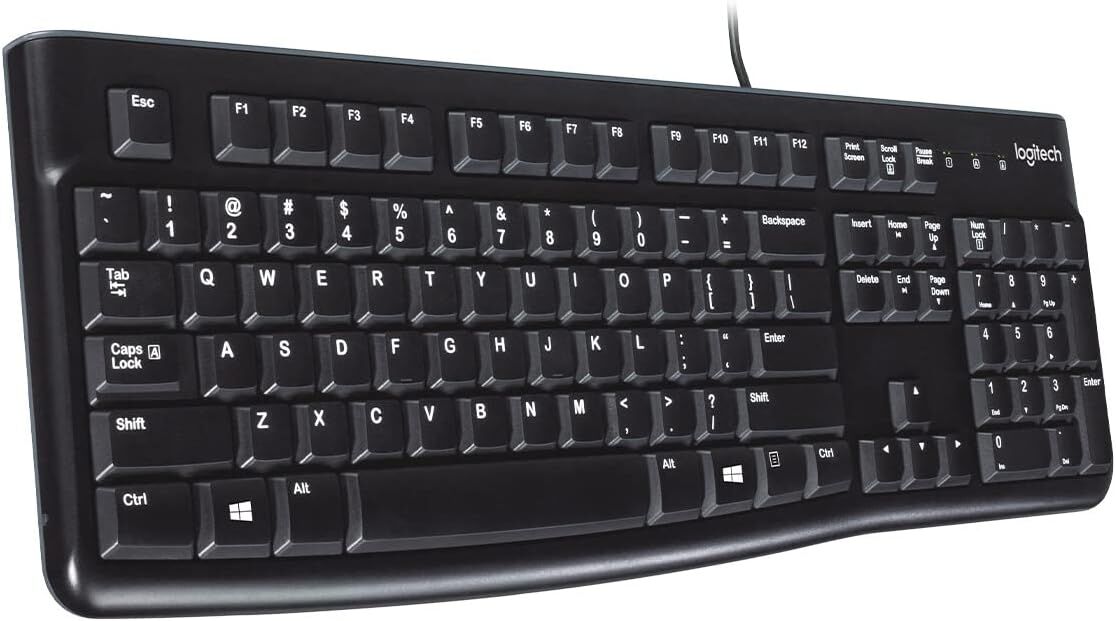 LOGITECH K120 Kablolu USB Q Trk Siyah Klavye (920-002505)