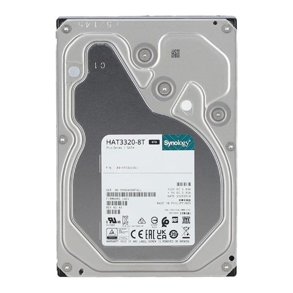 SYNOLOGY 8TB 3.5'' HAT3320-8T 7200 RPM 512MB SATA-3 NAS Diski