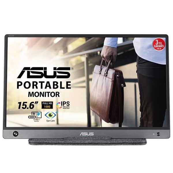 ASUS 15.6'' IPS MB16AH 5MS 60Hz TYPE-C EV Ofis Tipi Monitör (1920 X 1080)