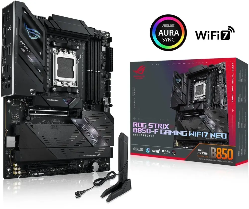 ASUS ROG STRIX B850-F GAMING WIFI7 NEO DDR5 HDMI PCIE 5.0 AM5 ATX Kurumsal Anakart