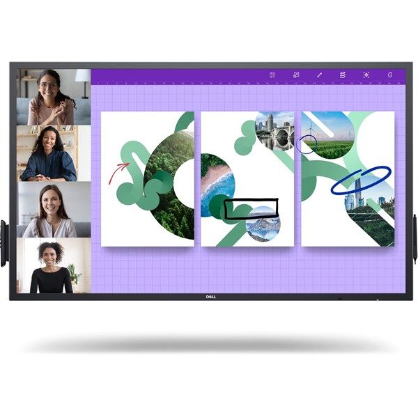 DELL 55'' IPS DOKUNMATIK P5524QT 4K INTERAKTIF MONİTÖR