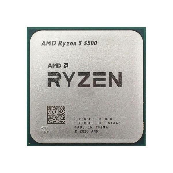 AMD RYZEN 5 5500 19MB 6çekirdekli VGA YOK AM4 65w Kutusuz+Fanlı