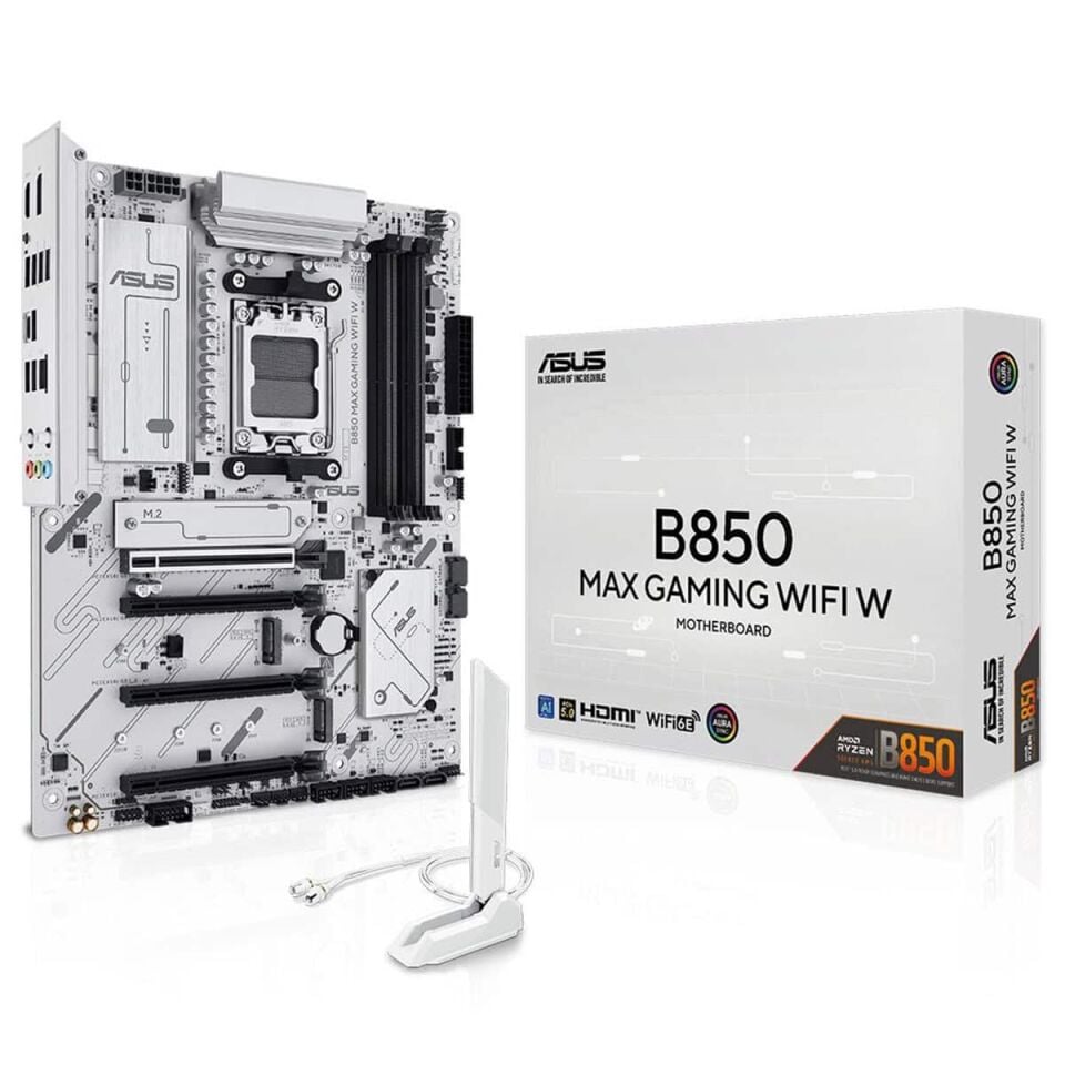 ASUS B850 MAX GAMING WIFI6E DDR5 HDMI-DP PCIE 5.0 AM5 ATX Kurumsal Anakart