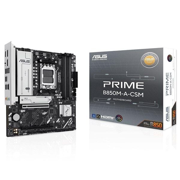 ASUS PRIME B850M-A-CSM DDR5 - HDMI-DP PCIE 5.0 AM5 mATX Kurumsal Anakart