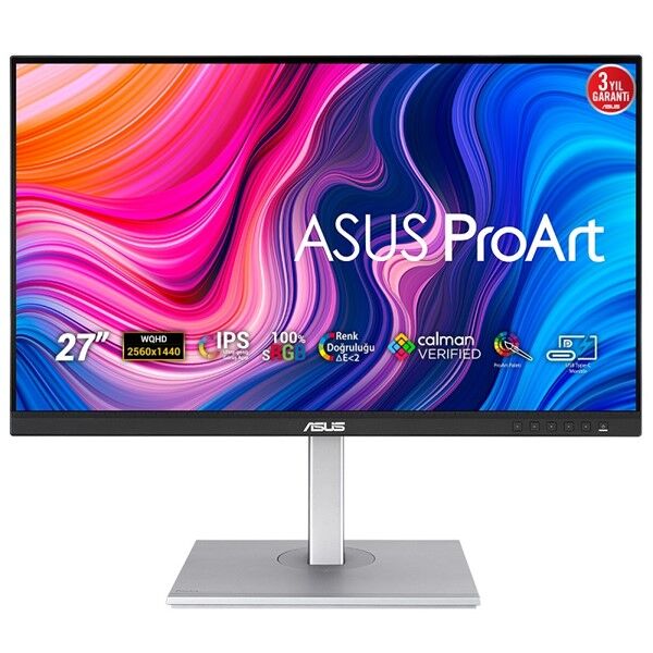 ASUS 27'' IPS PROART PA278CV 5MS 75Hz HDMI-DP-mDP Grafik Tasarım Monitör (2560 X 1440)