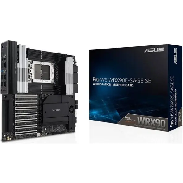 ASUS PRO WS WRX90E-SAGE SE DDR5 STR5 PCIE 5.0 AM5 ATX İş İstasyonu Anakartı
