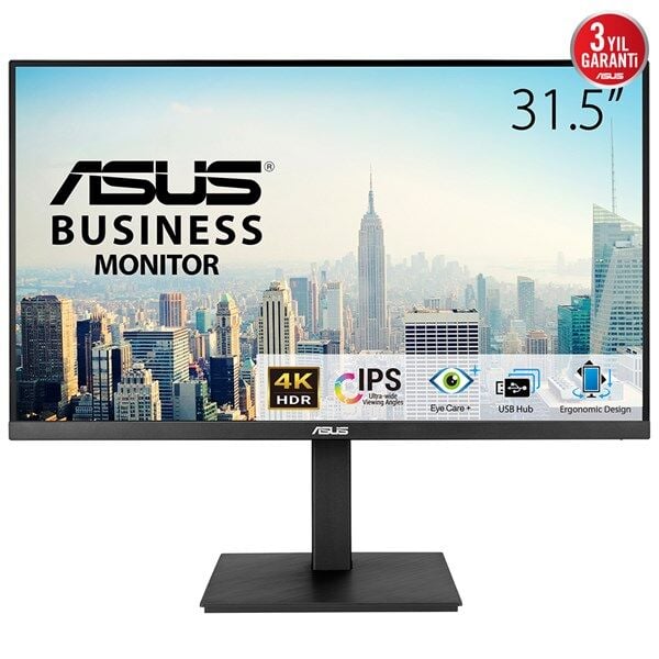 ASUS 31.5'' IPS VA32UQSB 4MS 60HZ HDMI-DP TYPEC KURUMSAL MONİTÖR 3840X2160