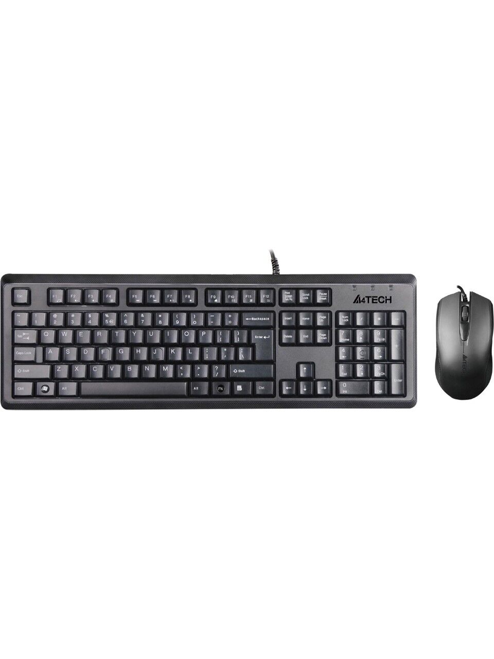 A4 Tech KR-9276 USB Klavye Mouse Set MM Siyah