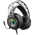 Rampage Miracle-X5 Siyah RGB Led 7.1 Surround Sound System Mikrofonlu Oyuncu Kulaklığı
