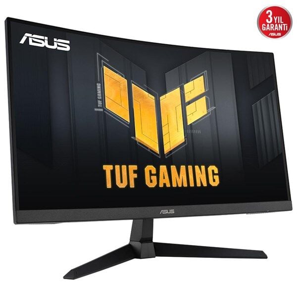 ASUS 27'' VA TUF GAMING VG27VQ3B 1MS 180Hz HDMI-DP Kavisli Gaming Monitör (1920 X 1080)