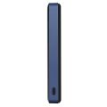 S-LINK MG110 10000mAh PD20W Magsafe 15W Kablosuz Type-C Mavi Taşınabilir Metal Şarj Cihazı Powerbank