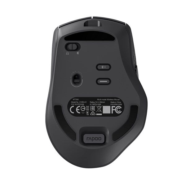RAPOO MT550L 12764 Multi-Mode Kablosuz Mouse Black