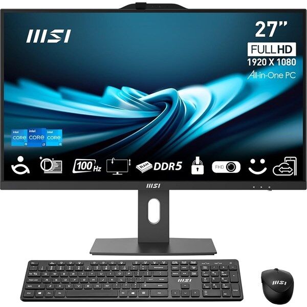 MSI 27'' PRO AP272P 14M-695Eu CORE i5 14400-64GB DDR5 RAM-512GB NVME-W11 PRO