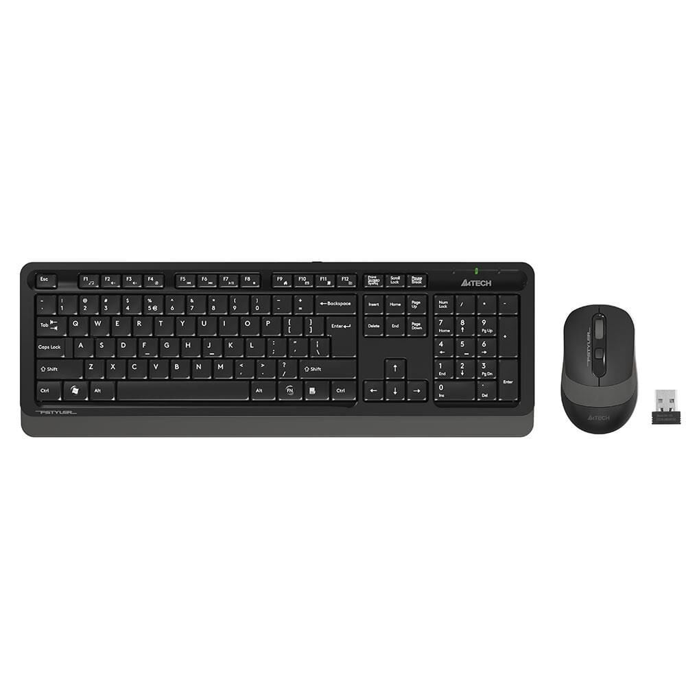A4 Tech FG1010 F Kablosuz MM Klavye Mouse Set Gri