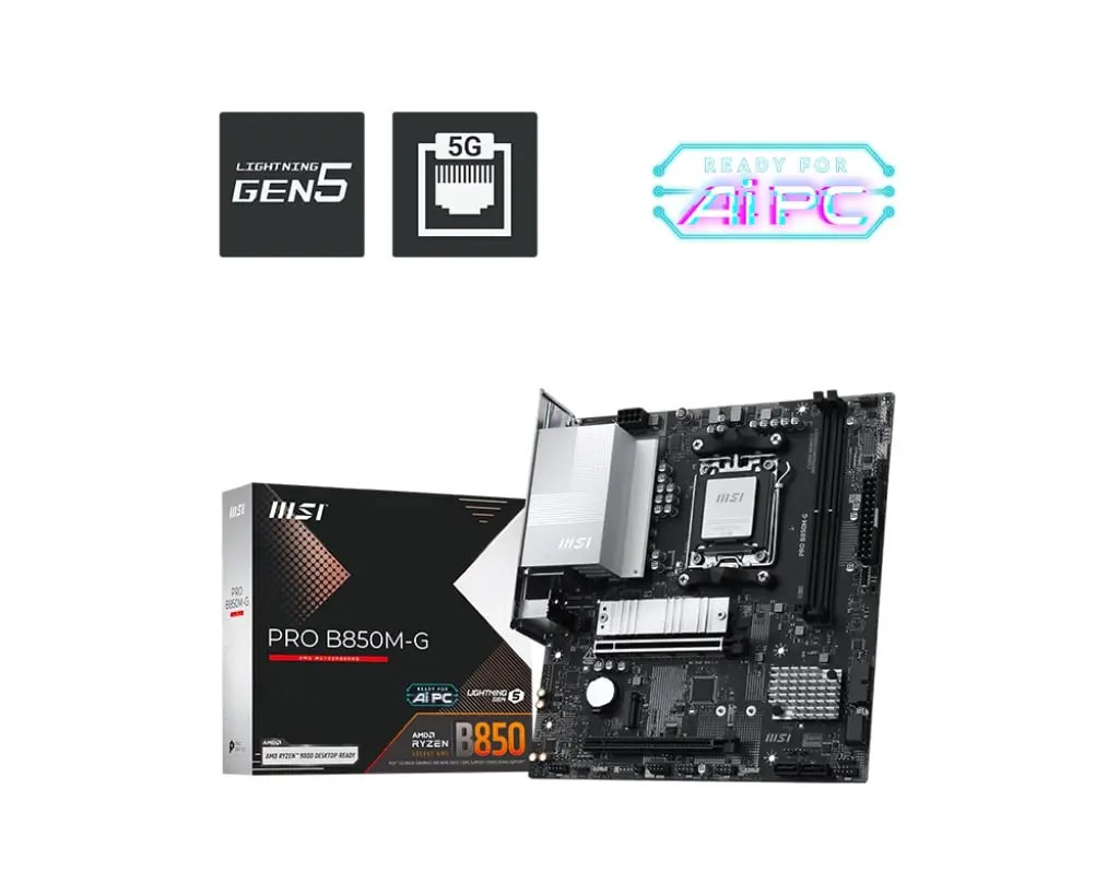 MSI PRO B850M-G AM5 DDR5 8200(OC)