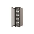 AGER 36U   2li Fan 800x1000mm Dikili Tip Siyah Kabinet Vega AG-VB36U8010S1 Cam Kapak