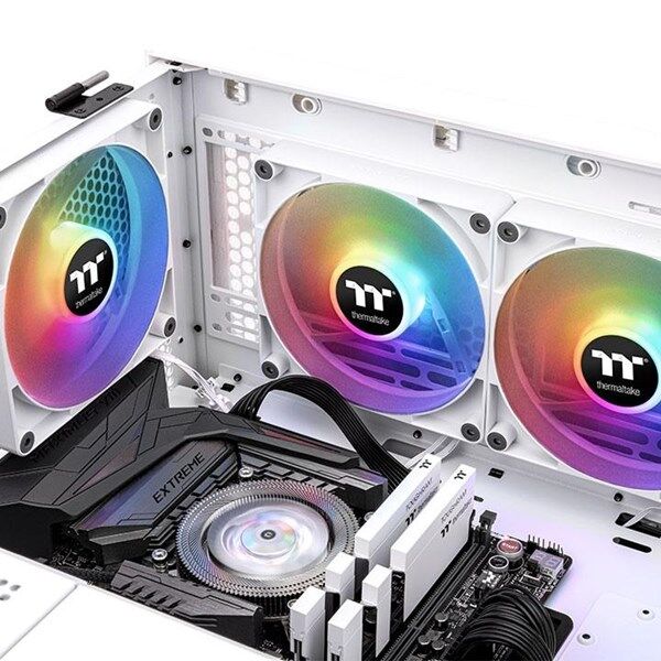 THERMALTAKE CT140 CL-F154-PL14SW-A ARGB FAN KITI 2-li paket BEYAZ