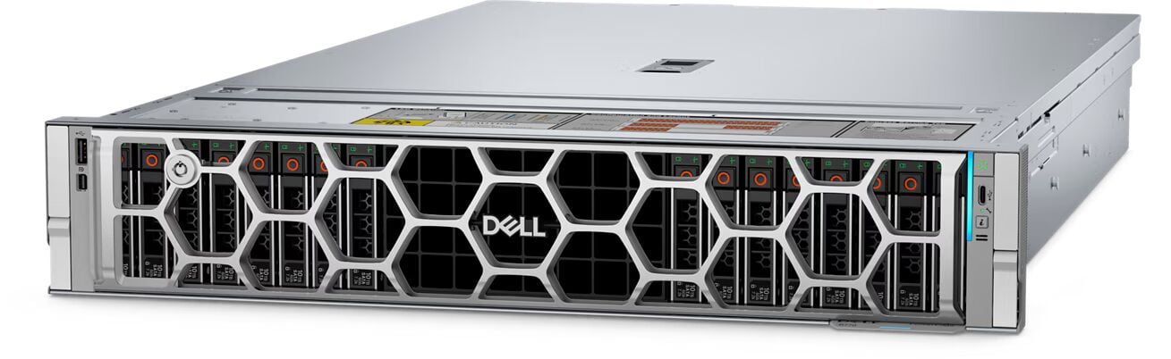 DELL POWEREDGE R770 XEON 2x6515P-64GB DDR5 RDIMM-2X480GB SSD-2x1100w Rack Sunucu