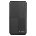 S-LINK IP-G12N 10000mAh Micro+Usb+ Type-C Giriş+Çıkış Siyah Taşınabilir Pil Şarj Cihazı Powerbank
