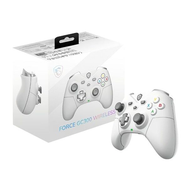 MSI GG FORCE GC300 W Beyaz Oyun Kolu Kablosuz Gamepad