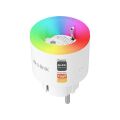 S-link SL-03 16A Akım Korumalı Akıllı Priz RGB Işıklı 2.4 G WIFI&BT TUYA Destekli