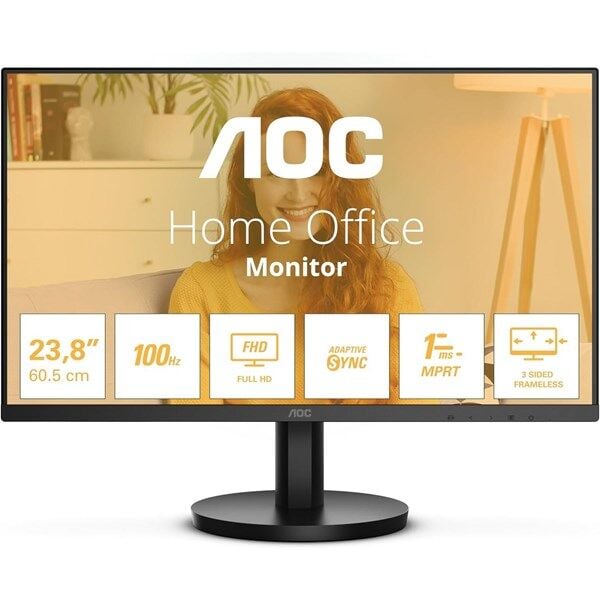 AOC 23.8'' IPS 24B3HA2 1MS 100hz HDMI Multimedya Monitör