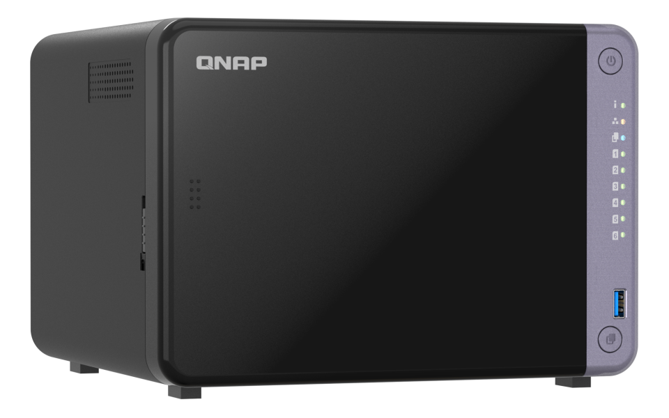 QNAP 6diskli Alpine AL524 QC-4GB RAM-2-10GbE SFP+ Nas Server TS-632X